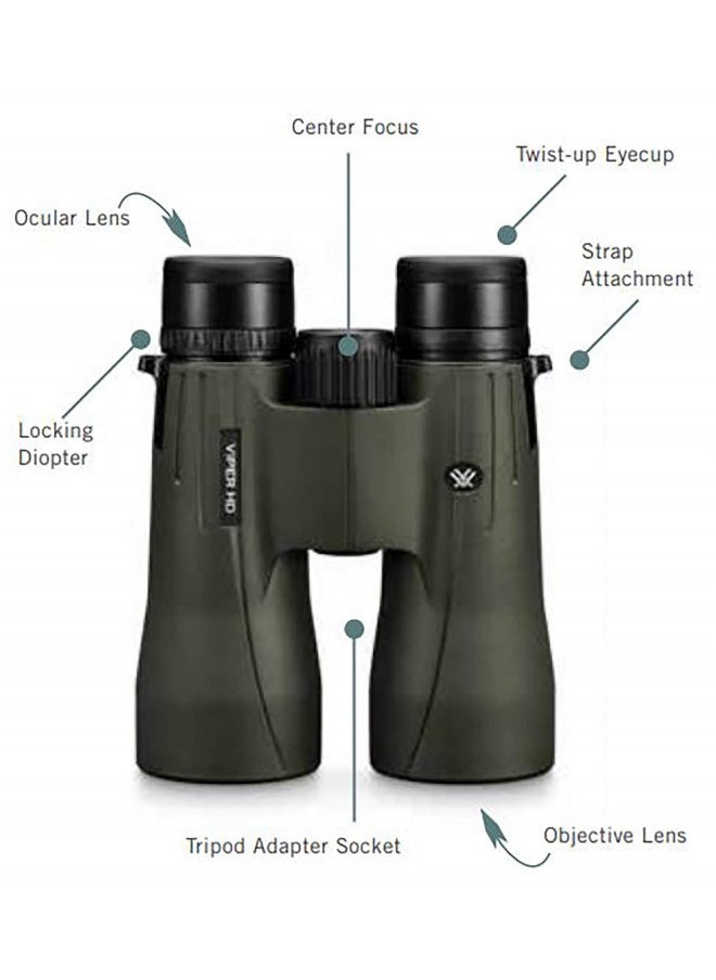 VORTEX Vortex Optics Viper Hd Roof Prism Binoculars 10X42  - Image 5