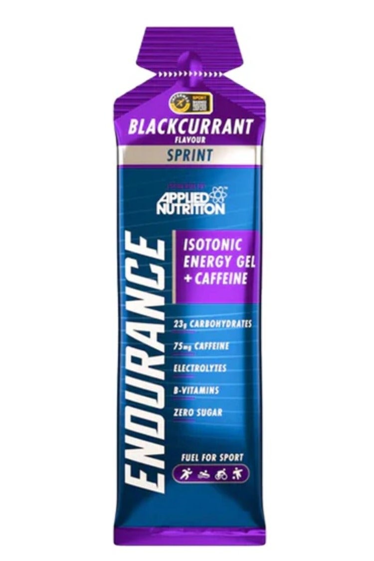 Applied Nutrition Velocity-Fuel Sprint Isotonic Energy Gel with Caffeine, Blackcurrant Flavor, 60g, Fast-Absorbing Carbs, Electrolytes, B-Vitamins, Zero Sugar - Image 1