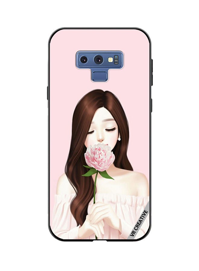 VR CREATIVE غطاء حماية لجهاز سامسونج جالكسي نوت 9 بتصميم وردي متعدد الألوان - Image 1