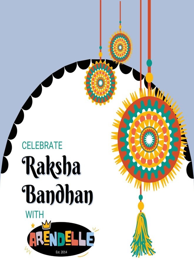 ARENDELLE Gold Plated “BRO with Specs” Rakhi | Designer Rakhi for Stylish Brother | Raksha Bandhan 2025 [RA221] - Image 4