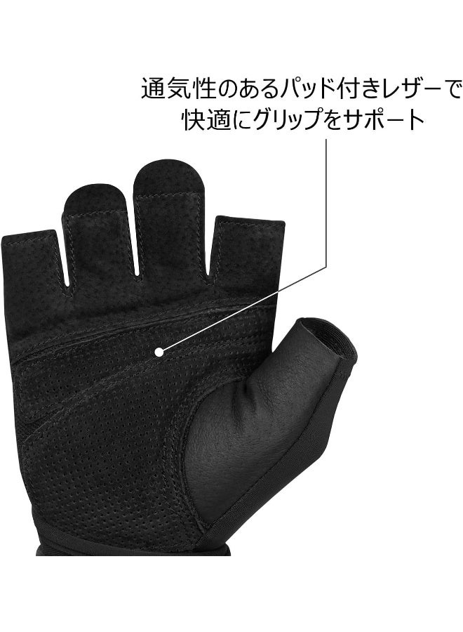 Harbinger Pro Wristwrap Gloves, Lifting Gloves For Those Who Want Flexibility And Breathability But Need Maximum Wrist Stability - Image 2