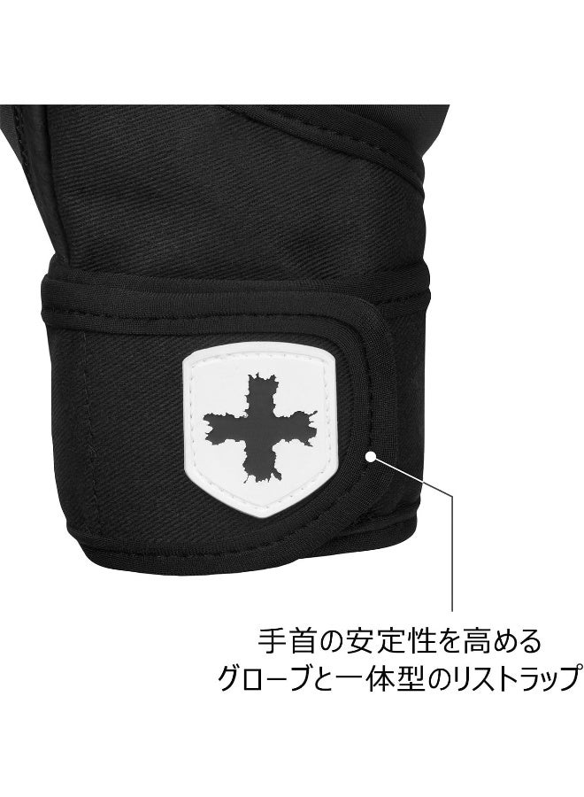 Harbinger Pro Wristwrap Gloves, Lifting Gloves For Those Who Want Flexibility And Breathability But Need Maximum Wrist Stability - Image 4
