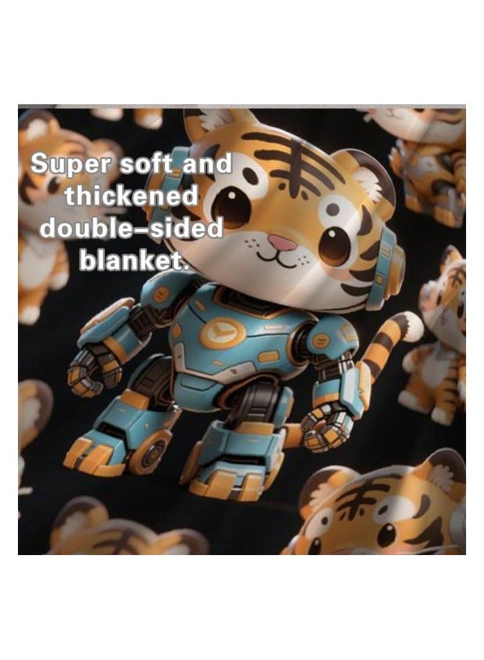 general Flannel thin blanket (warm and comfortable, suitable for sleep, gaming, dust removal and sandproof) 150cm*200cm - 194 - Image 4