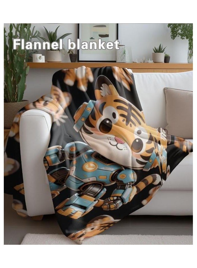 general Flannel thin blanket (warm and comfortable, suitable for sleep, gaming, dust removal and sandproof) 150cm*200cm - 194 - Image 5