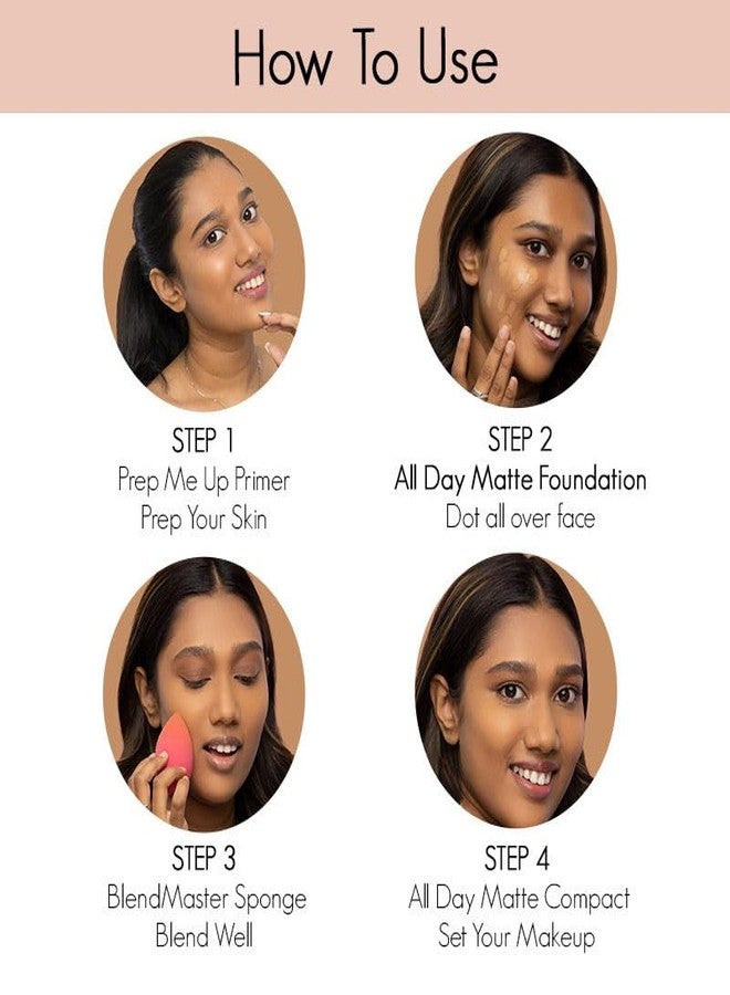Nykaa All Day Matte Long Wear Liquid Foundation For Normal To Combination Skin - Vanilla 02 (30ml) - Image 5