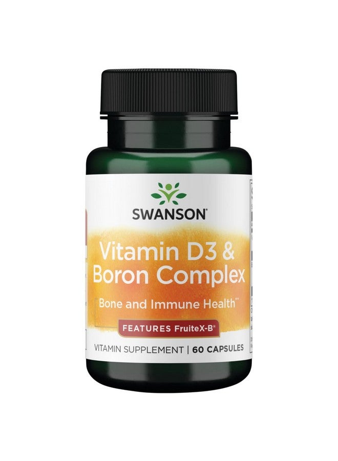 SWANSON سوانسون فيتامين د وبورون 60 كبسولة - Image 1