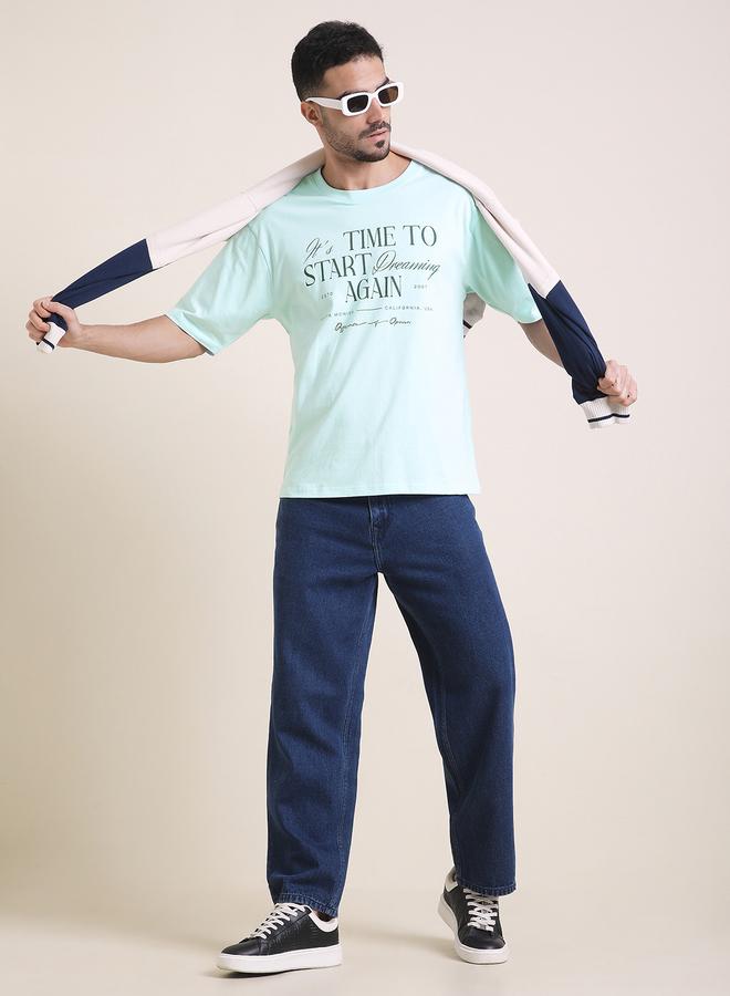 Difference of Opinion Men Oversized Slogan Print T-Shirt - Image 4