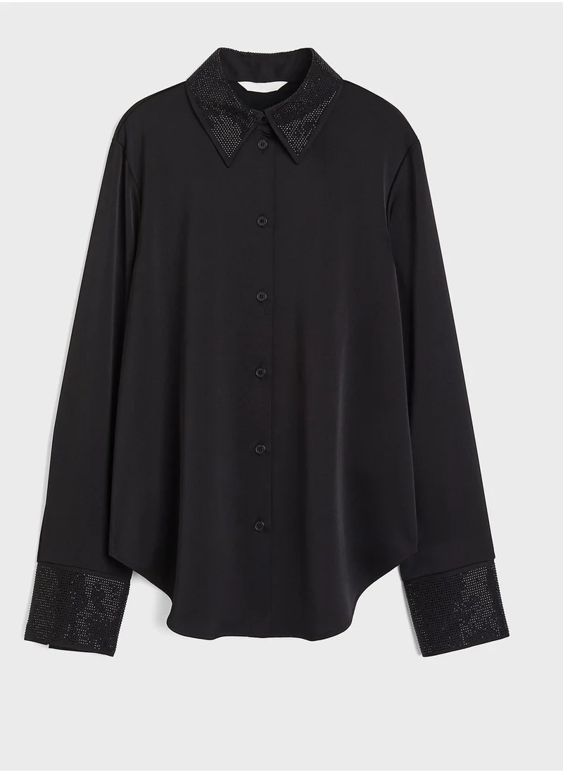 اتش اند ام Button Detail Shirt