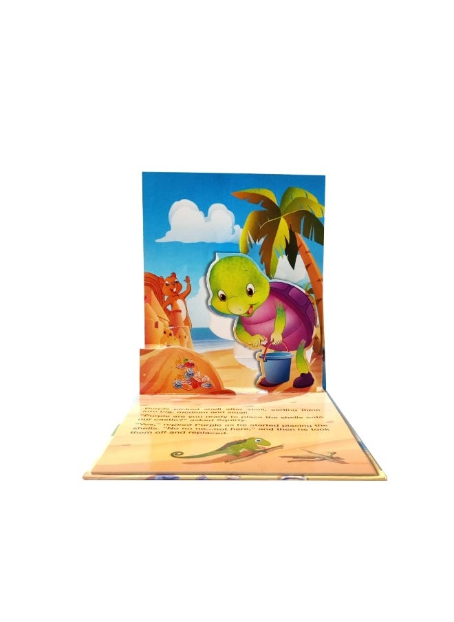 Purple and the Sand Castle Pop-up Book  - Image 1