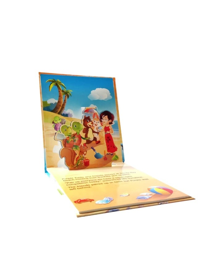 Purple and the Sand Castle Pop-up Book  - Image 3