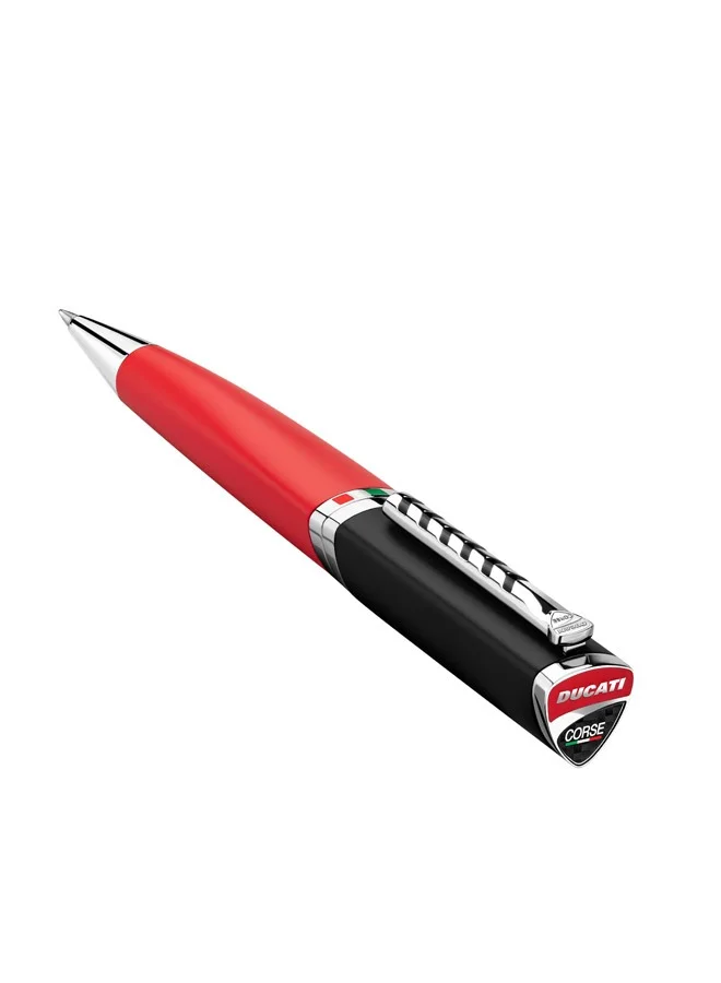 دوكاتي كورس Trofeo Matte Black & Red Silver Finish Pen