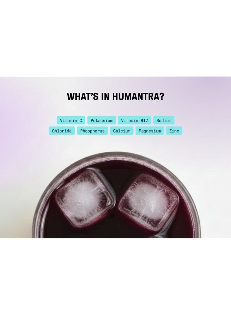 Humantra Elderberry Electrolyte Hydration 4.4gm Pack Of 10 - Image 3