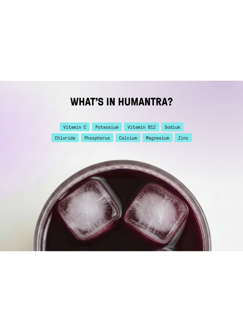 Humantra Elderberry Electrolyte Hydration Drink Powder - Image 4