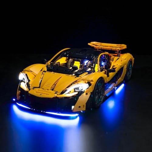 LocoLee LED Light Kit Compatible with Lego 42172 McLaren P1 No Models Only Light Creative Lighting Set Accessories Compatible with Lego McLaren P1 Set Standard Version - Image 1