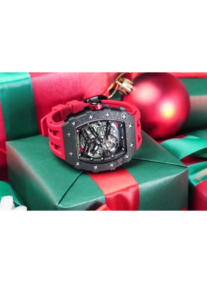 TSAR BOMBA Men's FKM RUBBER Automatic Watch TB8208CF-39 - 43.5*50.5 mm - Image 4