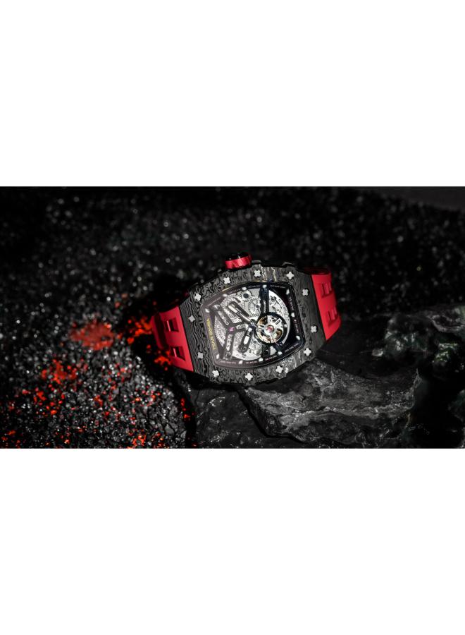 TSAR BOMBA Men's FKM RUBBER Automatic Watch TB8208CF-39 - 43.5*50.5 mm - Image 5