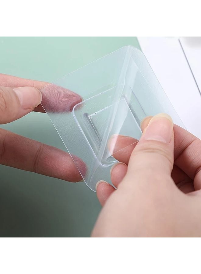 3pcs Wall Mounted Adhesive Phone Charger Stand Remote Control Storage Box - Image 3