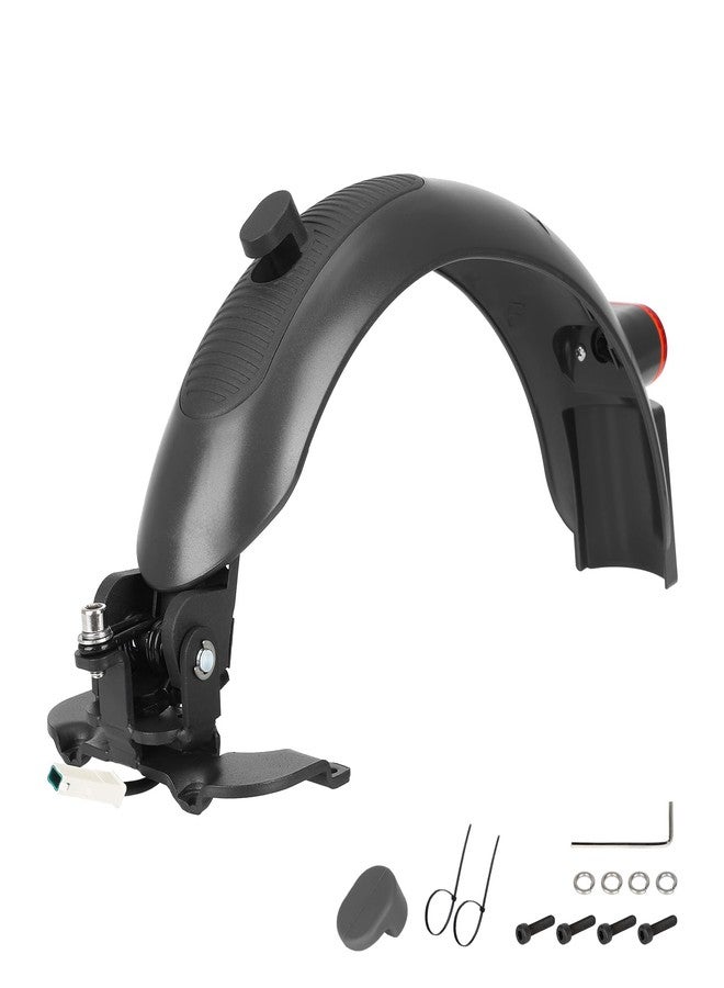 ulip Scooter Rear Fender Replacement Accessories with Tail Light with Brake Compatible with Segway Ninebot Max G30 G30D Scooter Gray - Image 1