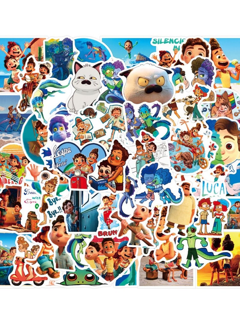 general 50-Piece Luca Cute Vinyl Waterproof Sticker - Image 1