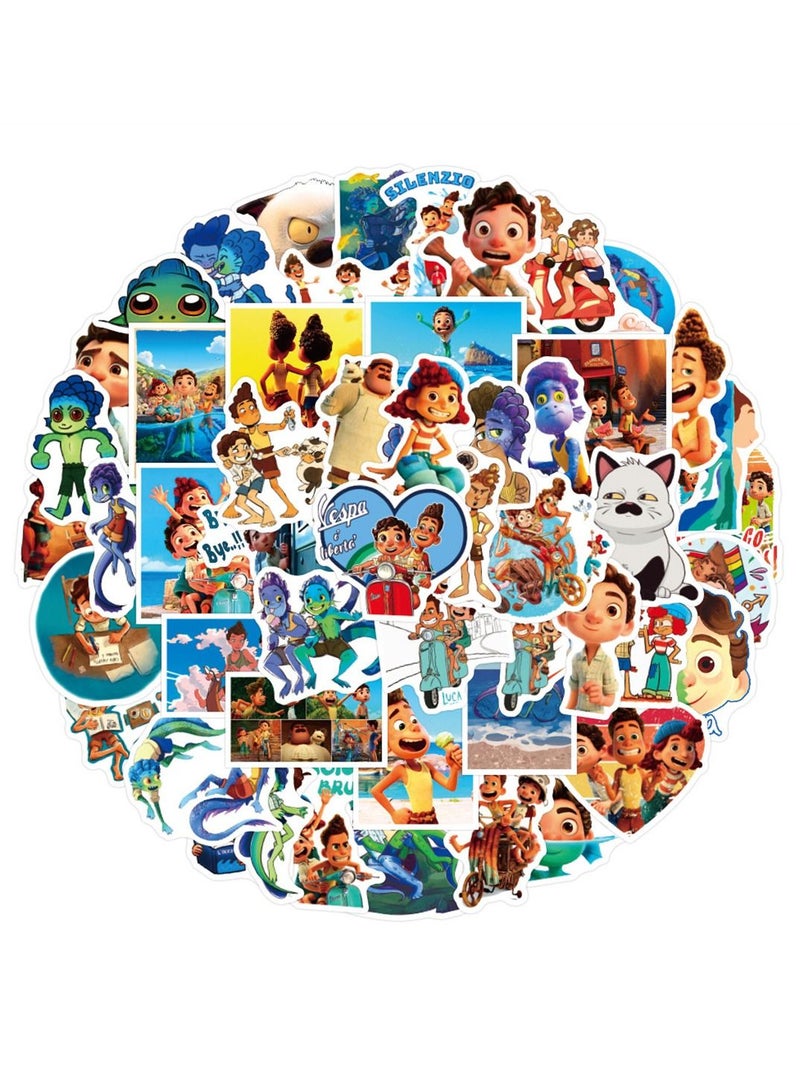 general 50-Piece Luca Cute Vinyl Waterproof Sticker - Image 2