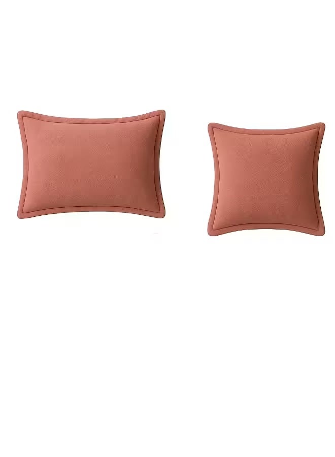 مينج لي مفرش شتوي نفر ونص نظام وجهين (مخمل × فرو) – طقم مفارش 4 قطع يشمل لحاف، شرشف مطاطي، غطاء وسادة وغطاء مخدة، يناسب سرير مقاس 140×200 سم - Image 3