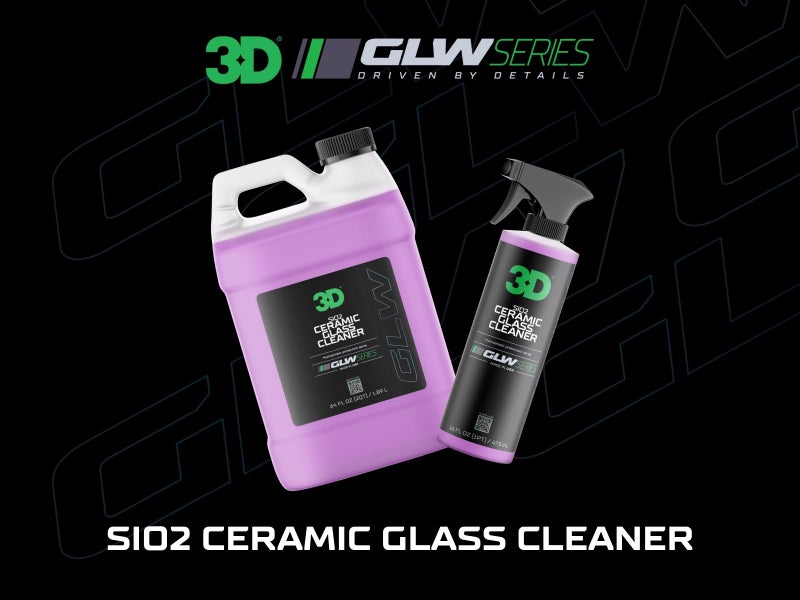 3D SiO2 Ceramic Glass Cleaner  GLW Series | Water & Rain Repellent | All-Weather Protective Ceramic Glass Cleaner | Safe for Tinted  Non-Tinted Windows & Mirrors | DIY Car Detailing | 64 oz - Image 2