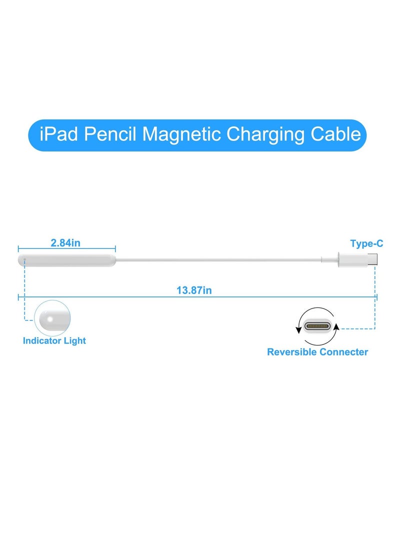 Excefore - Magnetic Charger Compatible with Apple Pencil 2nd Generation, Lightweight and Convenient Charging Adapter for Ipencil 2nd Generation - Image 1