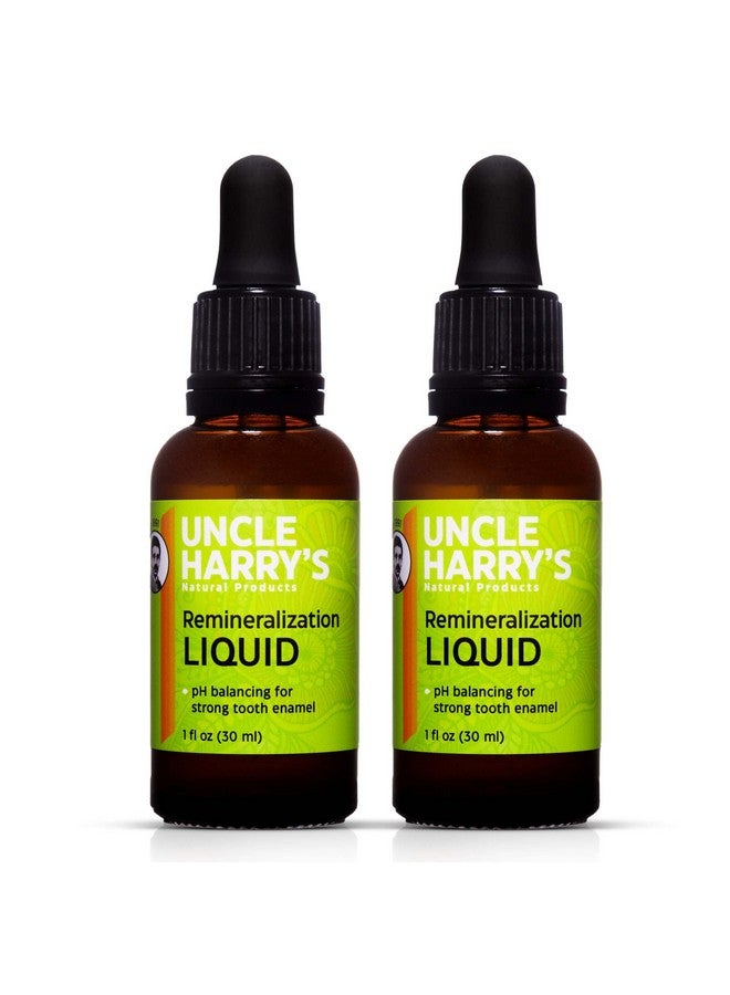 Uncle Harry's Natural & Fluoridefree Remineralization Liquid For Tooth Enamel Freshens Breath & Strengthens Teeth (2 Pack 1 Oz.) - Image 1