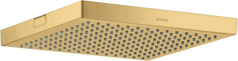 AXOR AXOR 10926251 ShowerSolutions 240 1Jet 25 GPM in Brushed Gold Optic Showerhead 