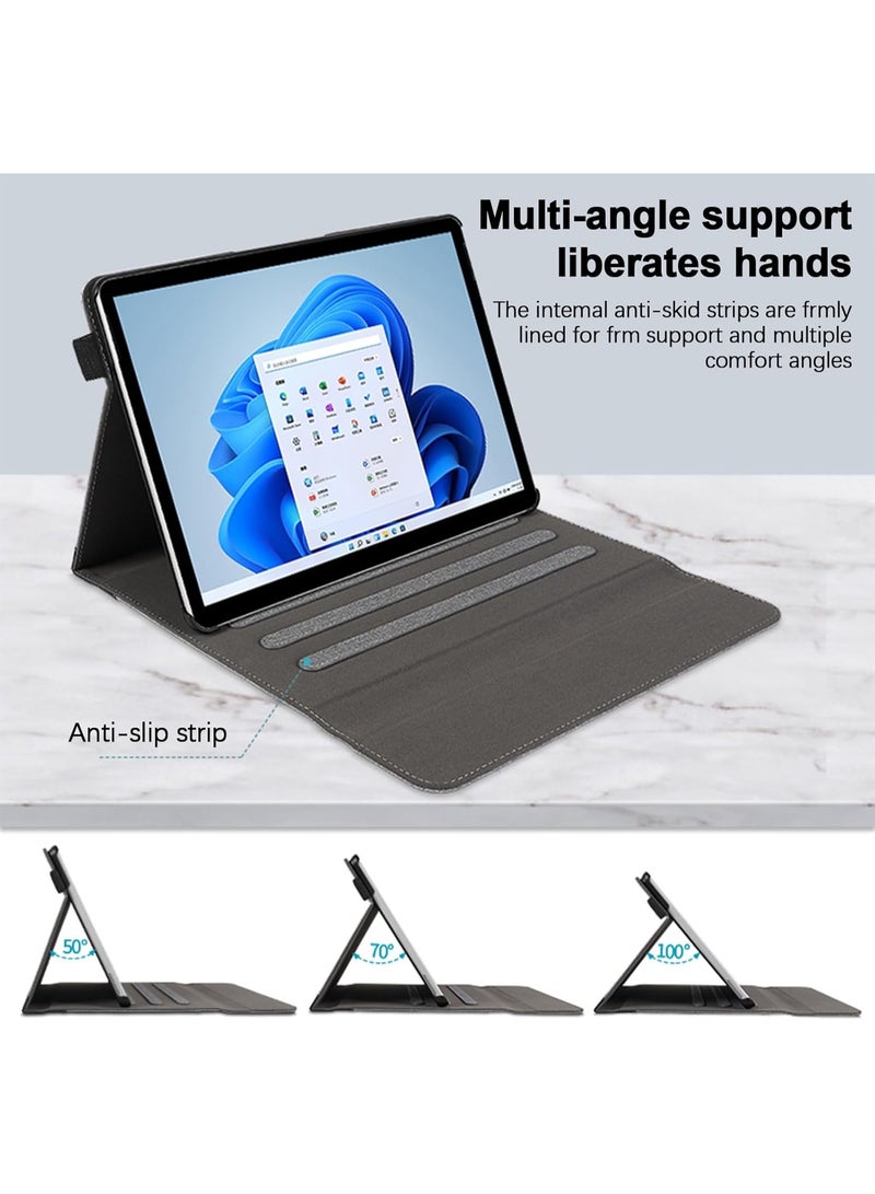 Protective Case for Microsoft Surface Pro 8/9/10/11, Hard Shell, Scratch-Resistant, Black - Image 3