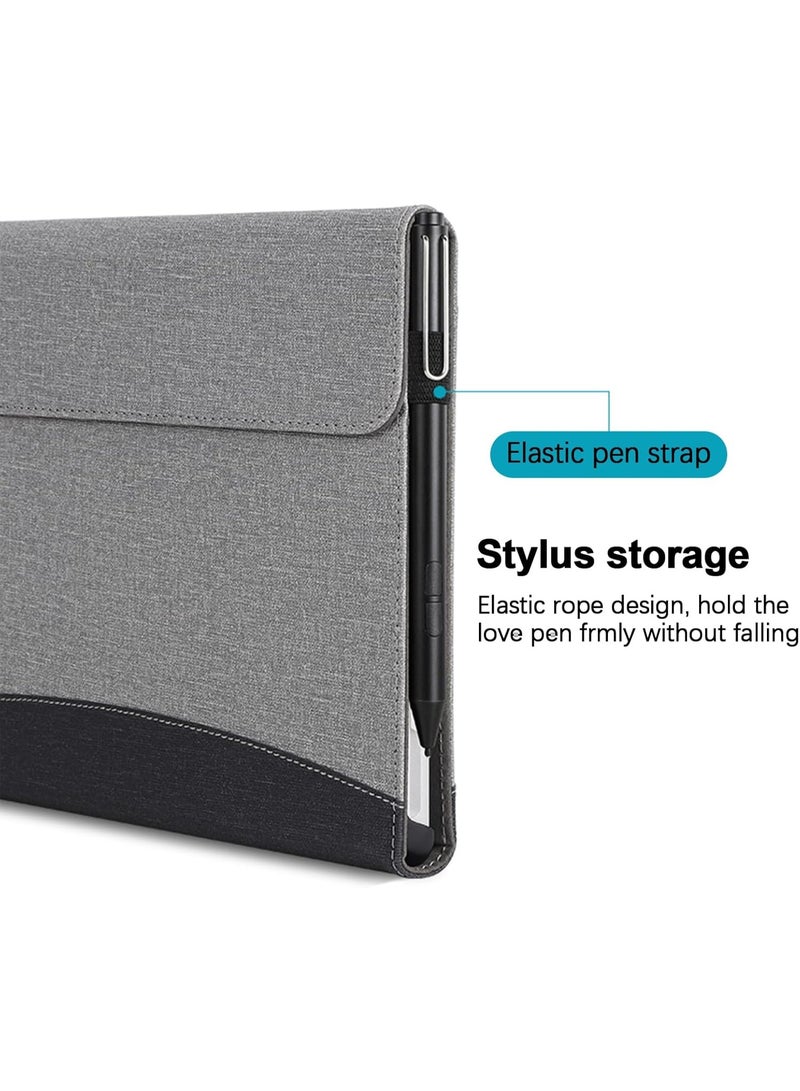 Protective Case for Microsoft Surface Pro 8/9/10/11, Hard Shell, Scratch-Resistant, Black - Image 2