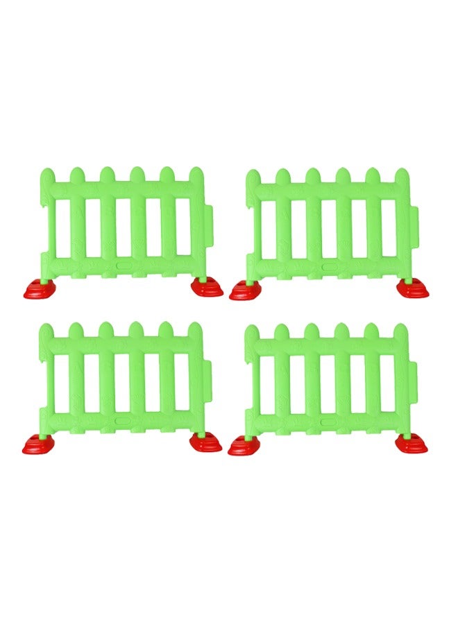 JSAITOYS 4-Piece Kindergarten Fence Baby Play Game Protection Child Safety Plastic Fences - Image 1