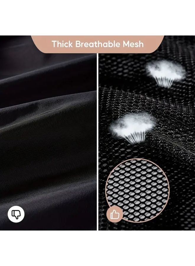 2 Pack Heavy Duty Extra Large Laundry Bags 24x36 Inch Black with Drawstring Closure - Image 5