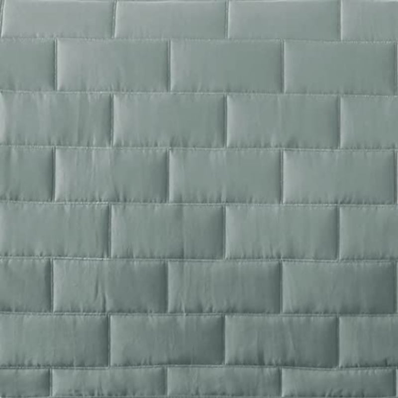 Southshore Fine Living, Inc. Twin Daybed Comforter Set, Piece Twin Bedding Set with Daybed Cover, 3 Pillow Shams, Bed Skirt, Throw Pillow - Day Bed Quilt Set, Brickyard Teal - Image 2