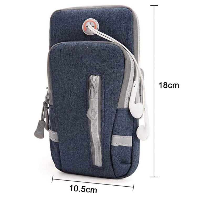 SOLARAE Running Phone Holder Bag, Sports Running Armband Adjustable Arm Bag Suitable for Outdoor Exercise, Phone Case Holder Compatible with Phones Under 6.9 inches - Image 5