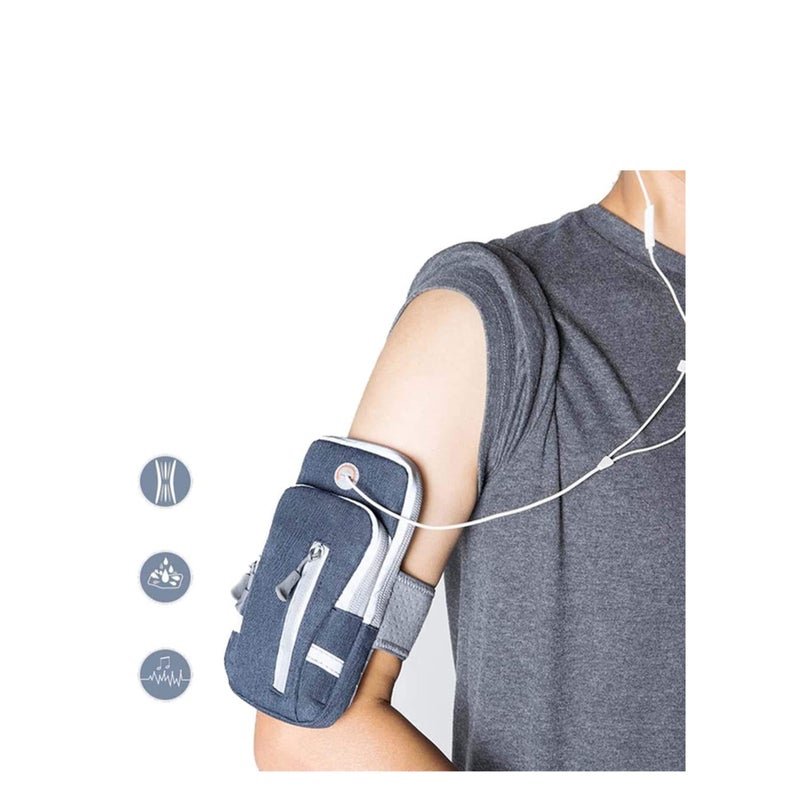 SOLARAE Running Phone Holder Bag, Sports Running Armband Adjustable Arm Bag Suitable for Outdoor Exercise, Phone Case Holder Compatible with Phones Under 6.9 inches - Image 2