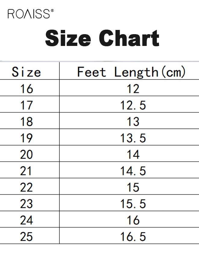 roaiss Baby Walking Shoes with Hollow-carved Design, Infant Sneakers with Anti-collision Round-toe and Anti-slip Design, Breathable Outdoor Shoes for Little Kids  - Image 4