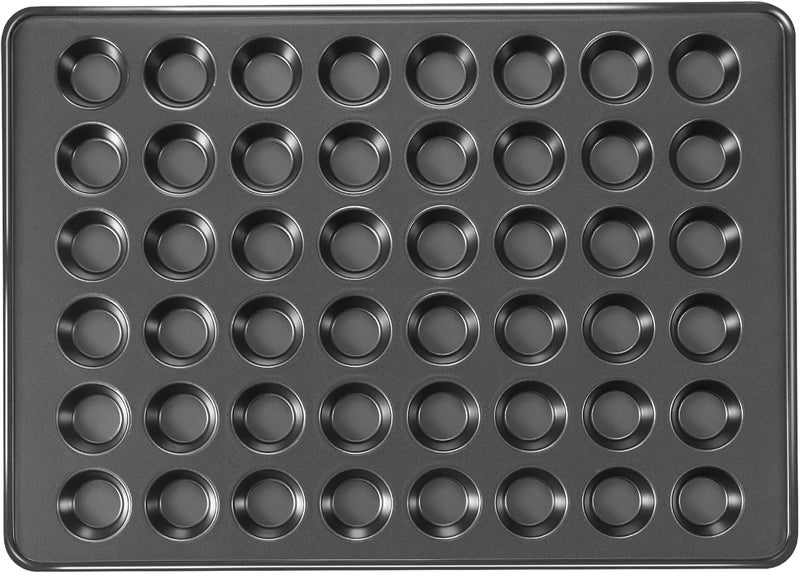 HONGBAKE 48 Cup Mini Muffin Pan, Small Cupcake Pan, Premium Nonstick Muffin Tin for Baking Cheesecake, Dishwasher Safe and Heavy Duty, Carbon Steel - Image 1