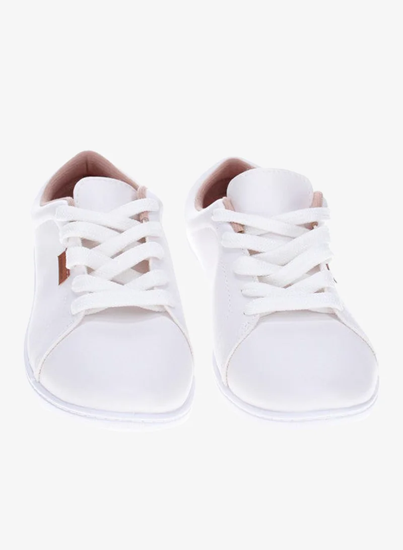 Moleca  Moleca Ladies Closed/Flat Shoes White | Made In Brazil for Women | Best Price UAE