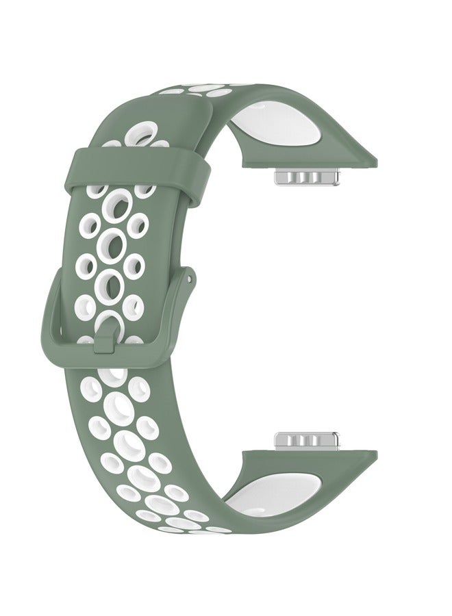 مناسبة لساعة Huawei Watch Fit 2 بحزام ذو فتحة بلونين - Image 3