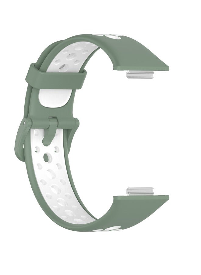 مناسبة لساعة Huawei Watch Fit 2 بحزام ذو فتحة بلونين - Image 4