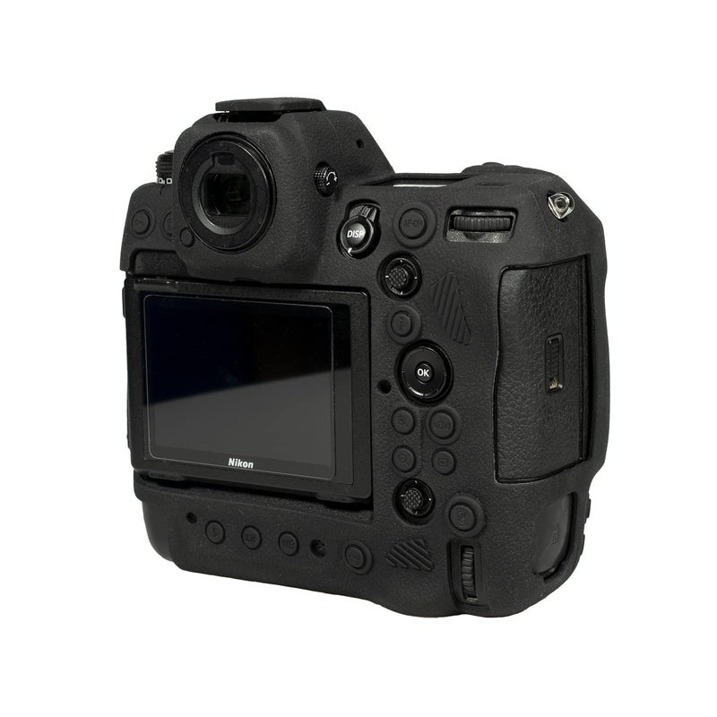 STSEETOP Camera Case for Nikon Z9 - Protective Silicone DSLR Skin Cover, Detachable Cage, Shockproof, Dustproof (Black) - Image 4