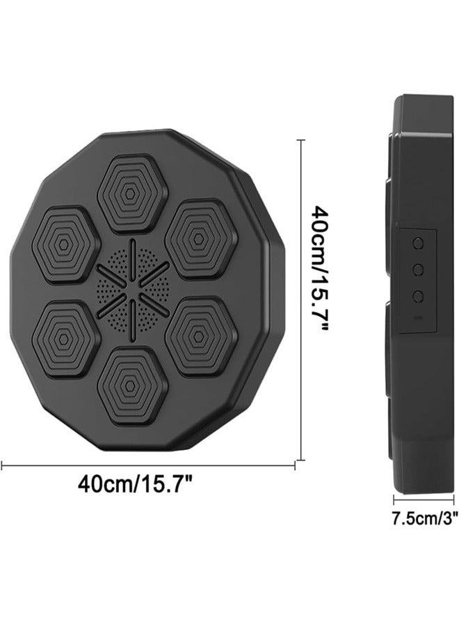 GUDOO جهاز الملاكمة مثبت على الحائط، معدات ملاكمة الموسيقى الذكية مثقب الوسائد مع ضوء LED، هدف الملاكمة الإلكتروني مع بلوتوث الموسيقى - Image 2