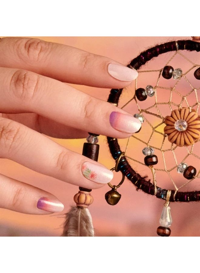 Color Street Cactus Canyon - Color Street Nail Strips - August 2021 Host Exclusive, Green, Pink, Purple (FDS597) - Image 3