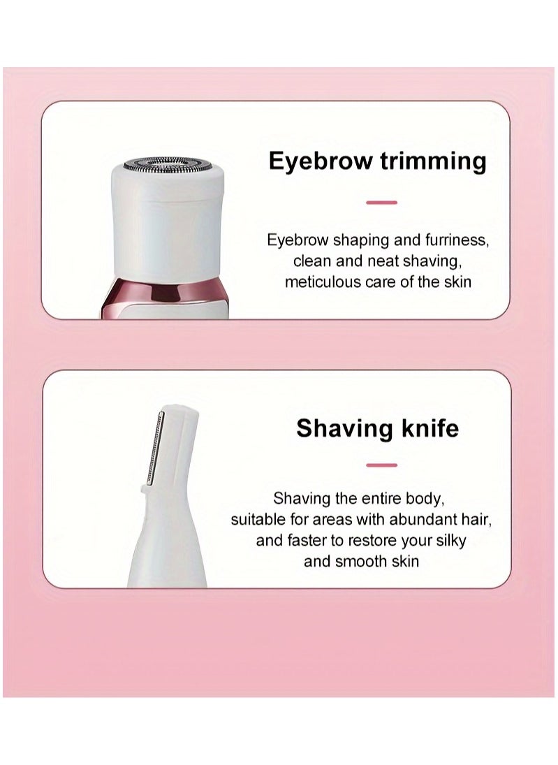 Generic - 4 In 1 Body Hair Removal Epilator Armpit Hair Bikini Hair Leg Hair Pubic Hair Electric Razor Clipper Shaver Trimmer Women - Image 1
