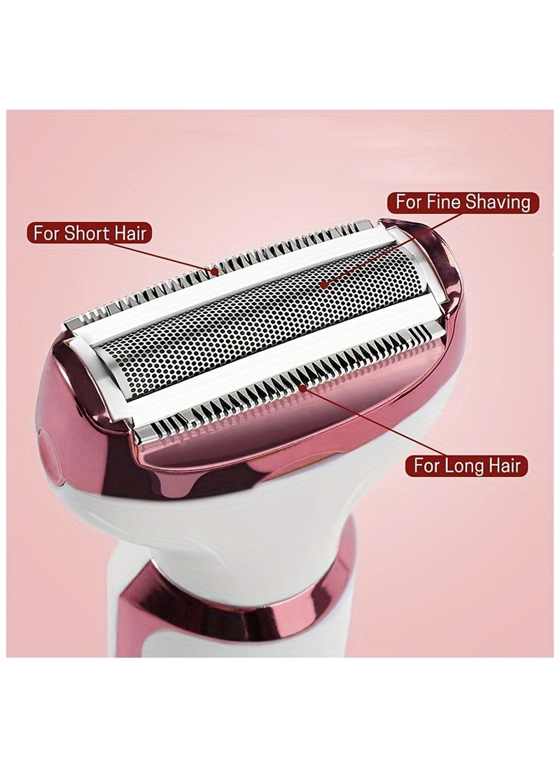 Generic - 4 In 1 Body Hair Removal Epilator Armpit Hair Bikini Hair Leg Hair Pubic Hair Electric Razor Clipper Shaver Trimmer Women - Image 1