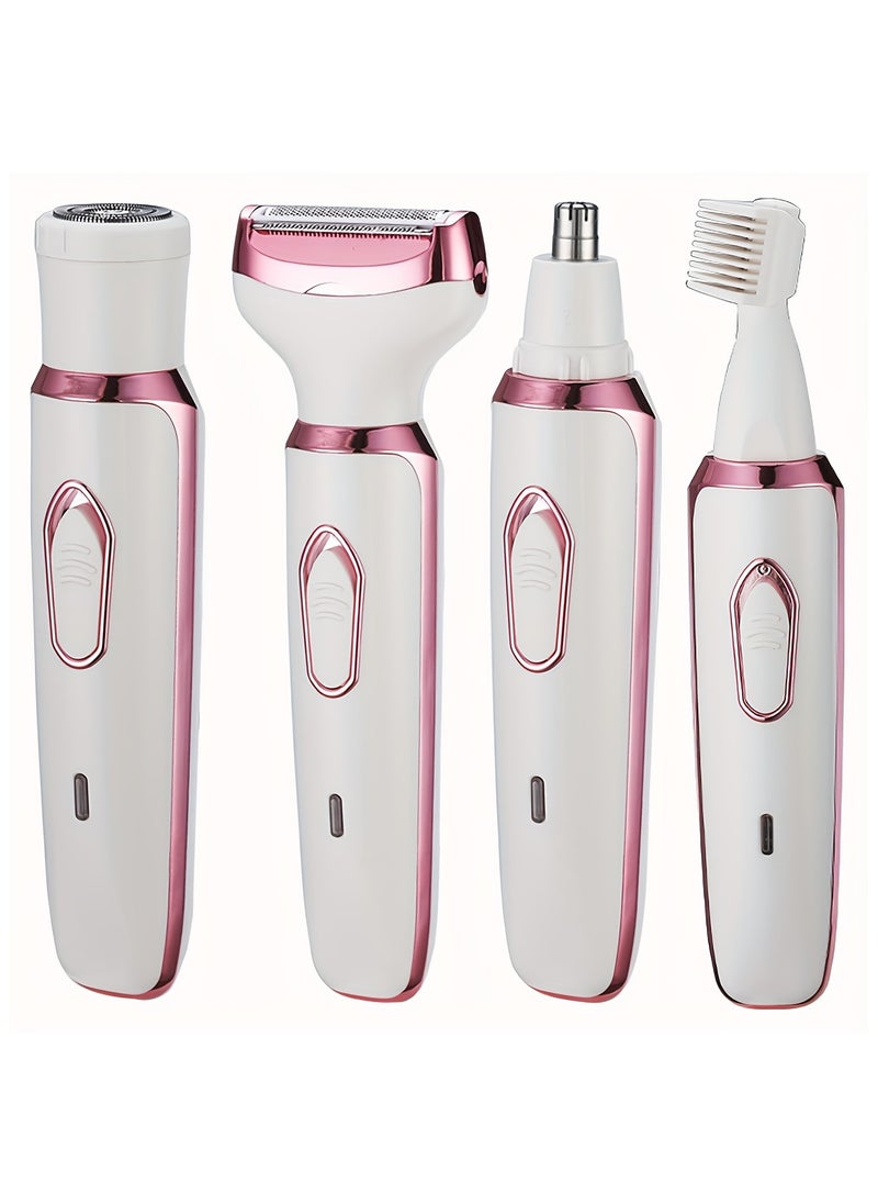 Generic - 4 In 1 Body Hair Removal Epilator Armpit Hair Bikini Hair Leg Hair Pubic Hair Electric Razor Clipper Shaver Trimmer Women - Image 1