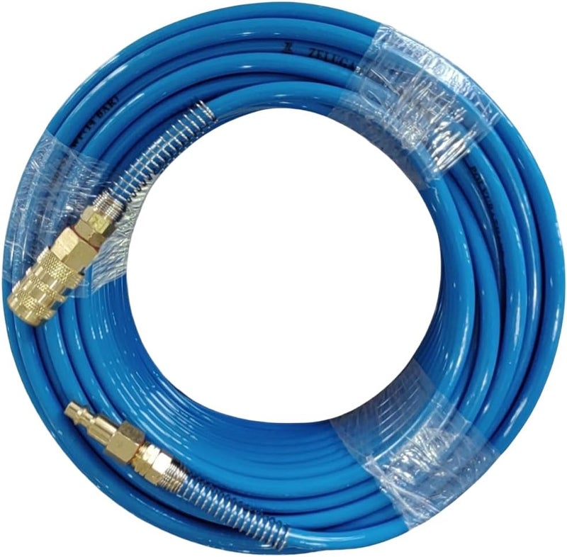 Zeluga PU14100B Polyurethane Non-Transparent Air Hose 1/4in. x 100ft - Lightweight Blue - Image 1