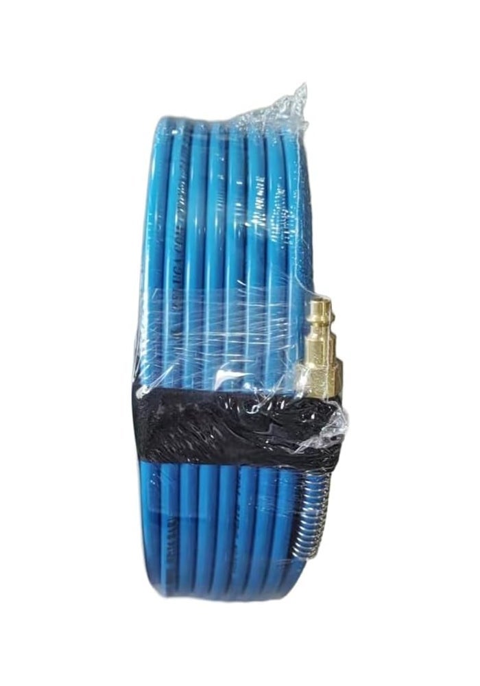 Zeluga PU14100B Polyurethane Non-Transparent Air Hose 1/4in. x 100ft - Lightweight Blue - Image 3