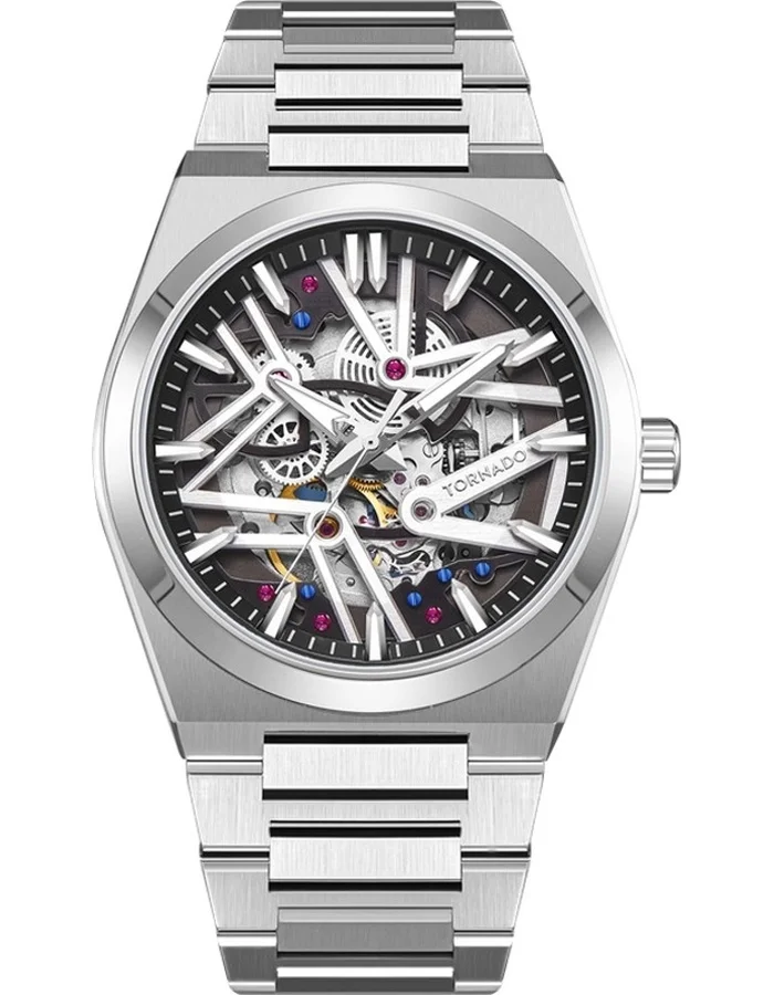 TORNADO Men's Metal Automatic Watch T24301-SBSB - 43 mm